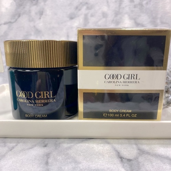 Carolina Herrera Good Girl Body Cream Boxed, Amber, Jasmine, NEW - 3.4 oz 100 ml - Picture 2 of 16